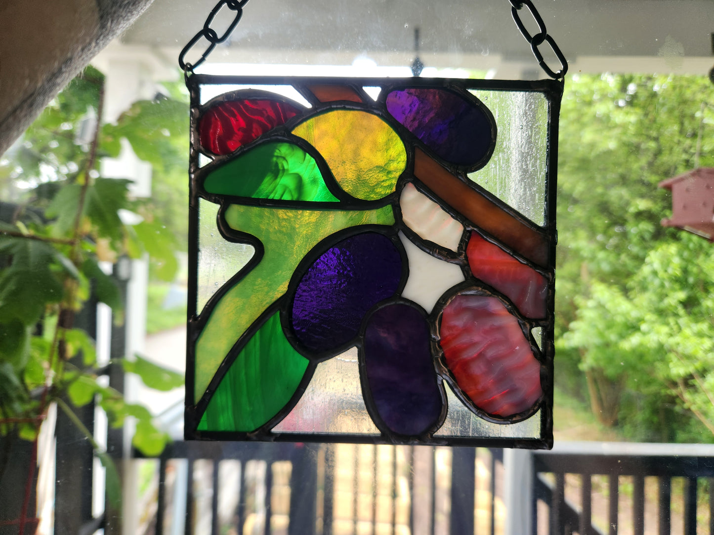 Red Mulberry - Stained Glass Panel