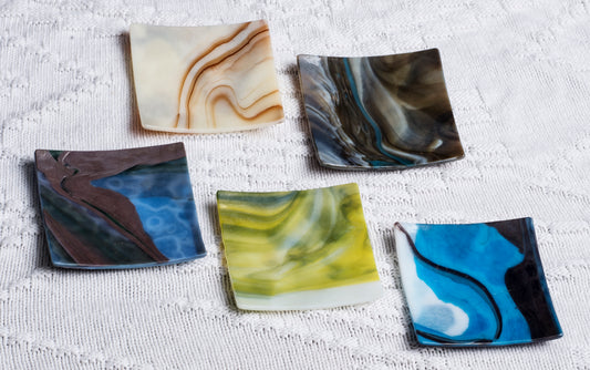 Geological Landscape Trinket Dishes