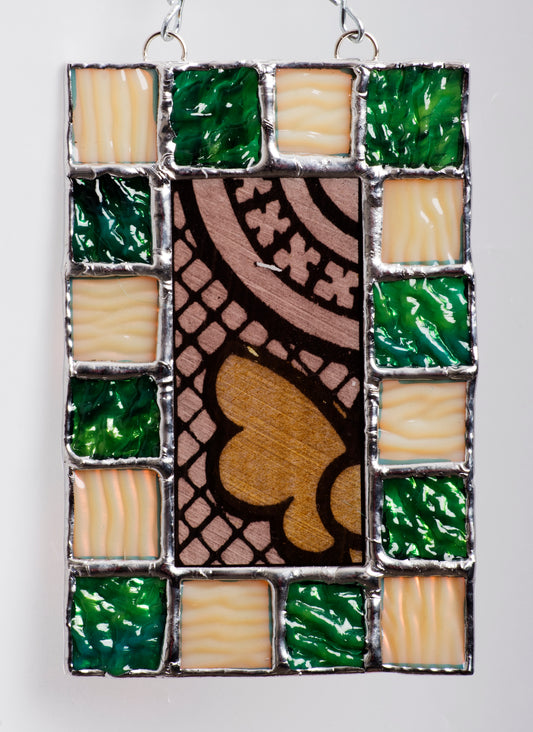 Salvaged Church Glass 2 - Stained Glass Suncatcher