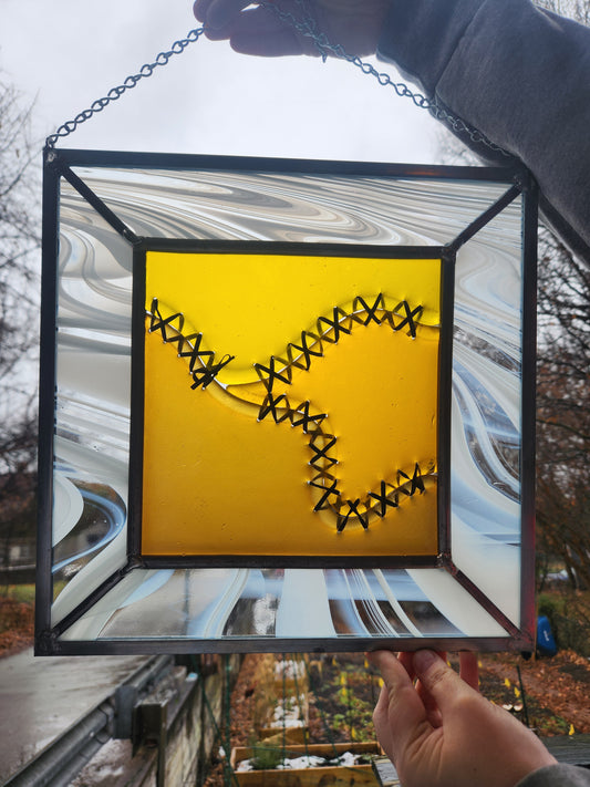 SEWN Glass Pittsburgh Pride - Stained Glass Panel