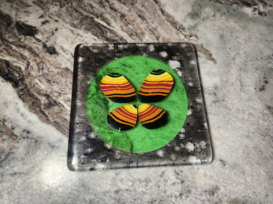 Butterfly Fused Glass Trivet