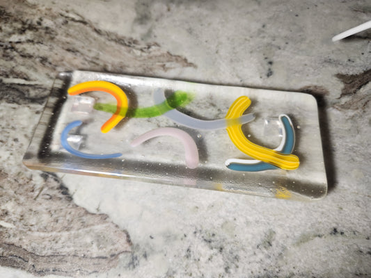 Fused Glass Soap Dish