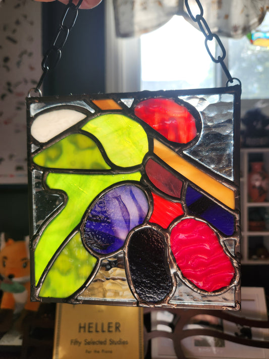 Red Mulberry - Stained Glass Panel